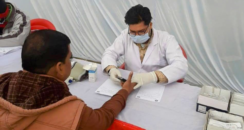 Age Foundation Organizes Health Camp in Remote Villages